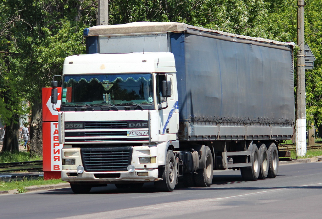 Черкасская область, № СА 4046 АО — DAF 95XF FT