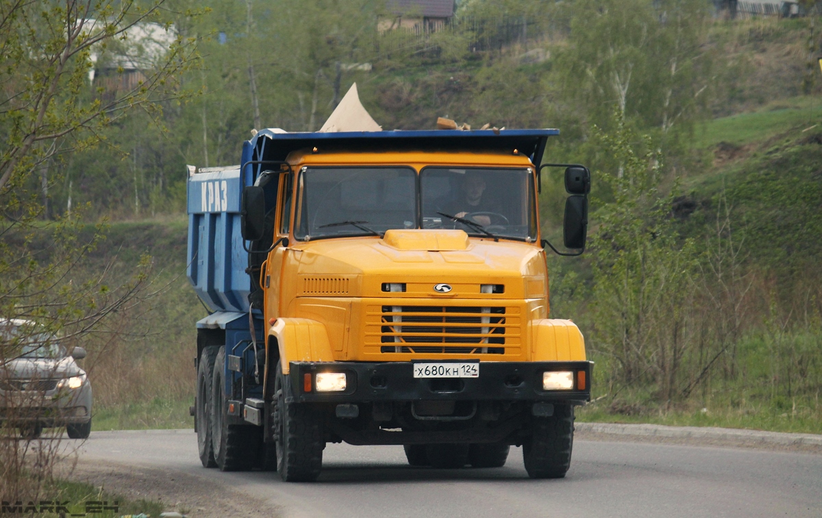 Красноярский край, № Х 680 КН 124 — КрАЗ-65055