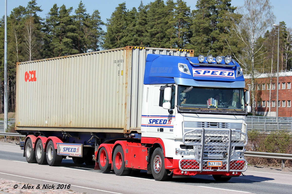 Финляндия, № LLT-104 — DAF XF105 FTS