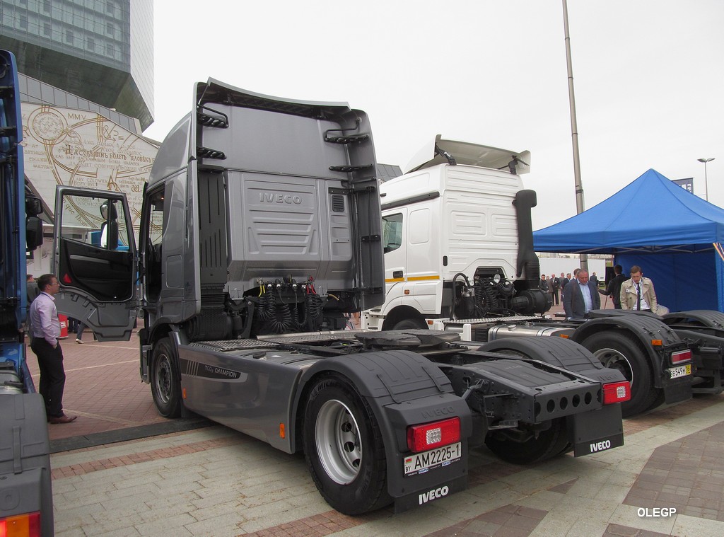 Брестская область, № АМ 2225-1 — IVECO Stralis ('2012); Минск — Выставка "БАМАП-2017"