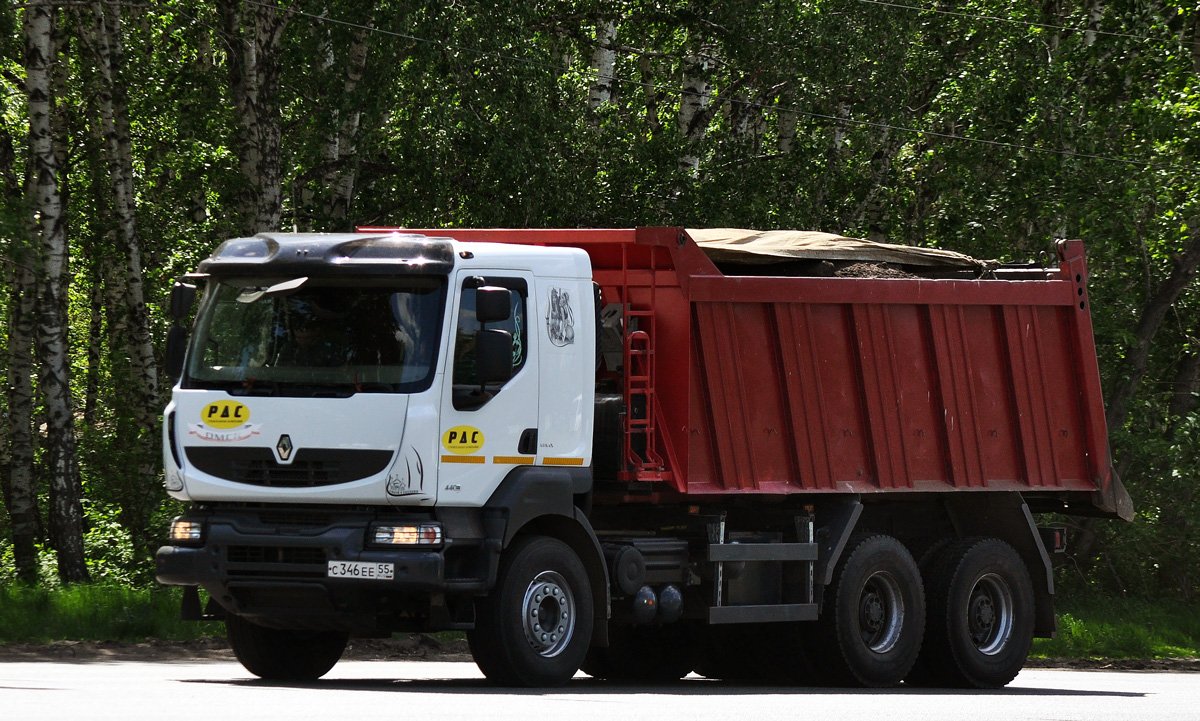 Омская область, № С 346 ЕЕ 55 — Renault Kerax [X9P]