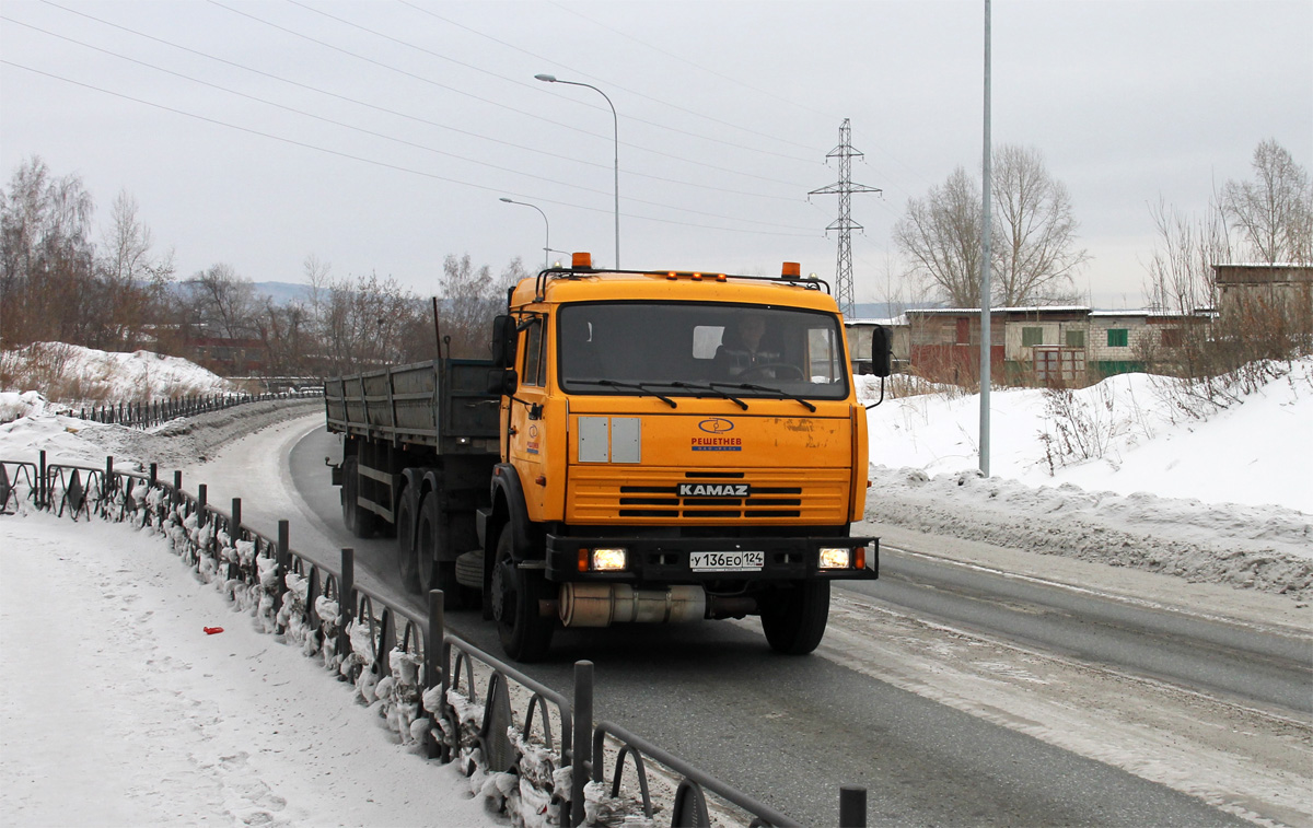 Красноярский край, № У 136 ЕО 124 — КамАЗ-65116-N3