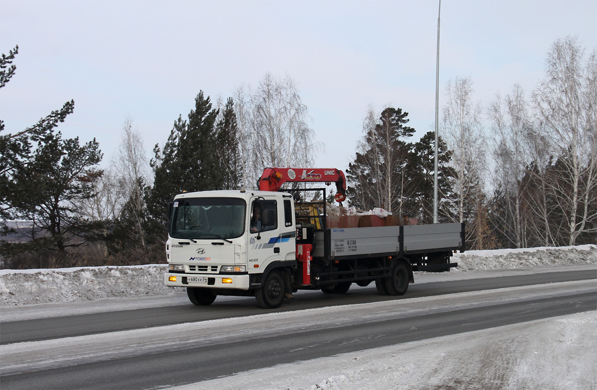 Красноярский край, № У 680 ХХ 24 — Hyundai Super Medium HD120