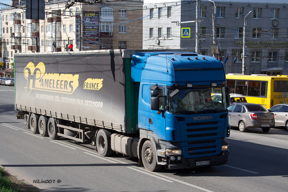 Удмуртия, № Н 732 ТР 18 — Scania ('2004) R380