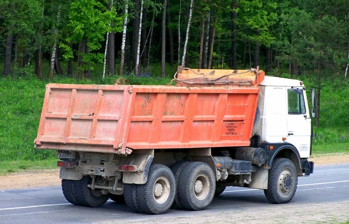 Могилёвская область, № АА 6751-6 — МАЗ-5516 (общая модель)