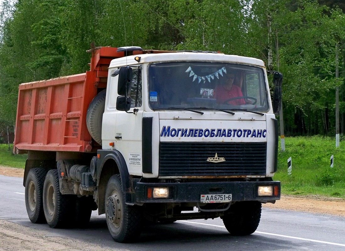 Могилёвская область, № АА 6751-6 — МАЗ-5516 (общая модель)