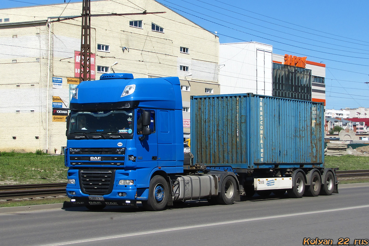 Алтайский край, № К 089 ТК 22 — DAF XF105 FT