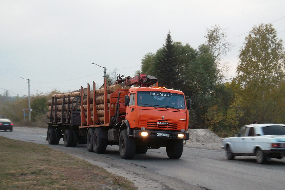 Алтайский край, № Р 666 УВ 22 — КамАЗ-43118-13 [43118N]