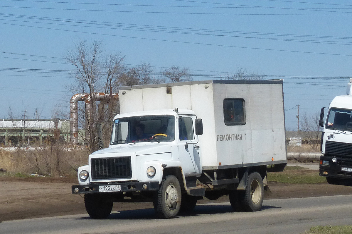 Волгоградская область, № К 193 ВК 34 — ГАЗ-3307