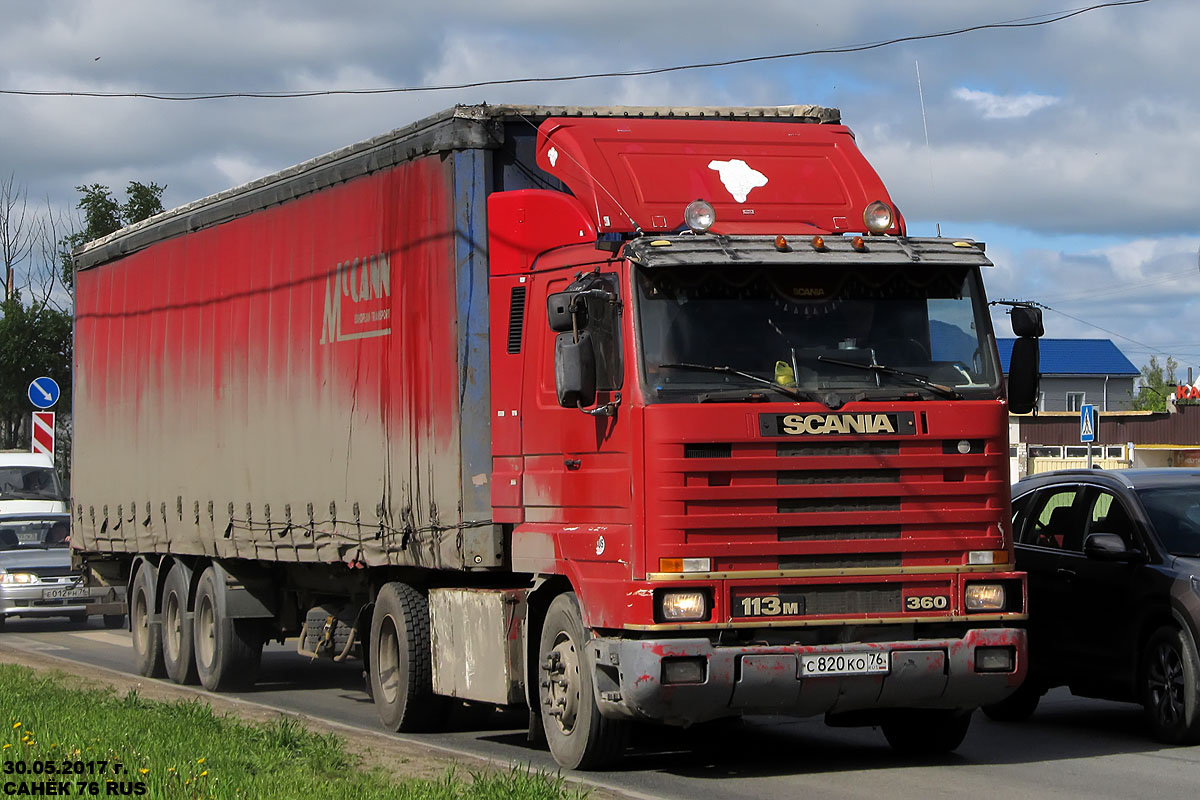 Ярославская область, № С 820 КО 76 — Scania (III) R113M