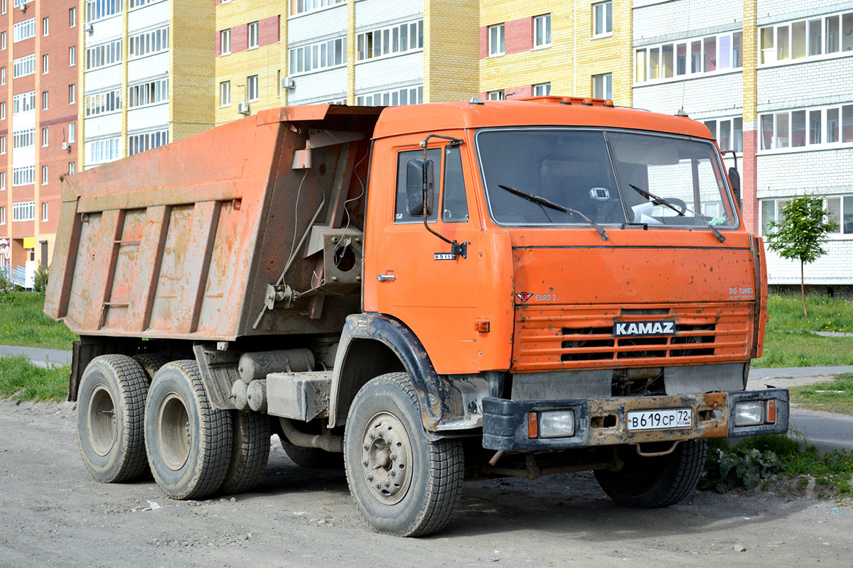 Тюменская область, № В 619 СР 72 — КамАЗ-65115 [651150]