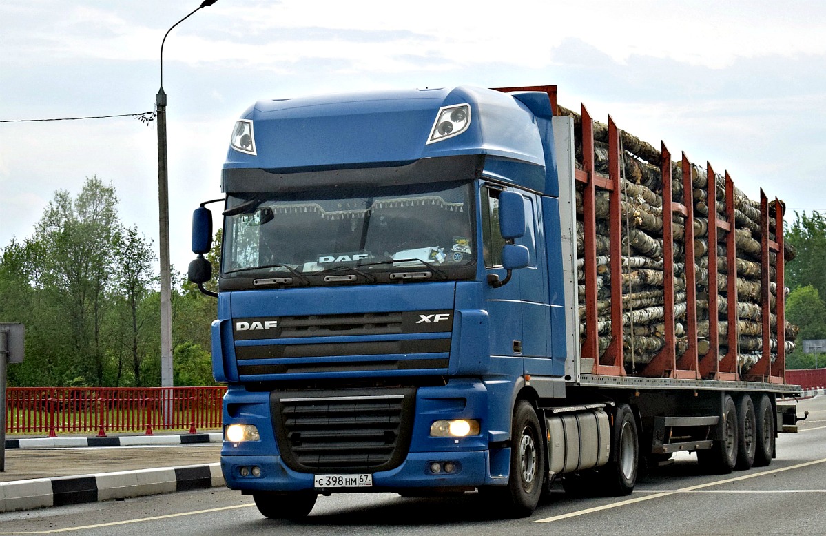 Смоленская область, № С 398 НМ 67 — DAF XF105 FT