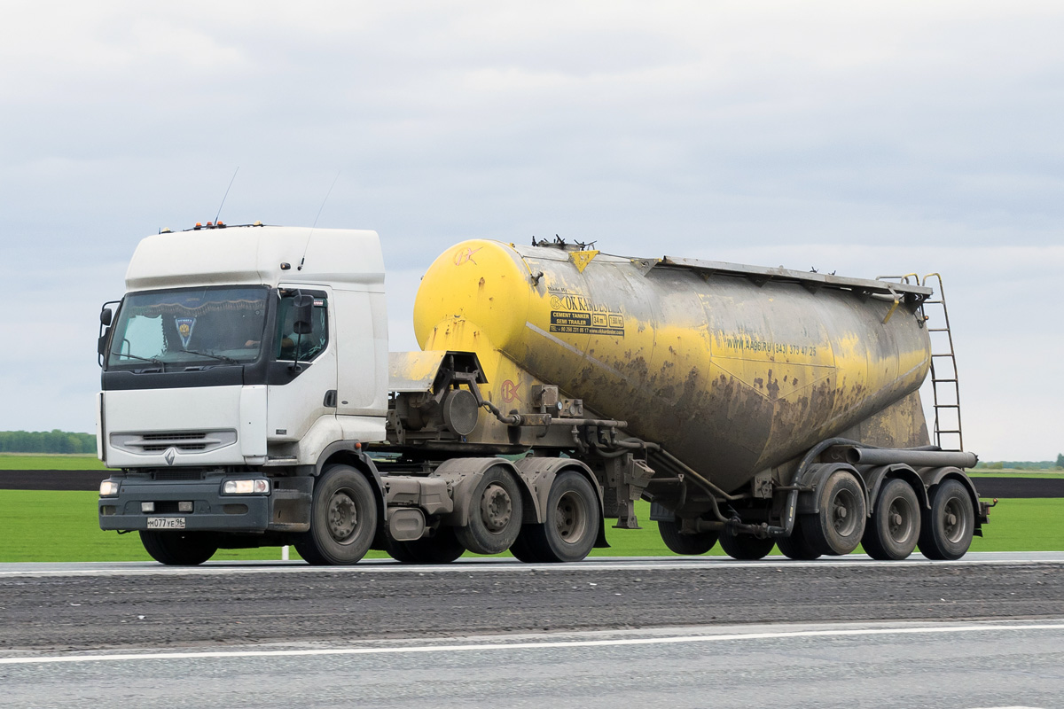 Свердловская область, № М 077 УЕ 96 — Renault Premium ('1996)