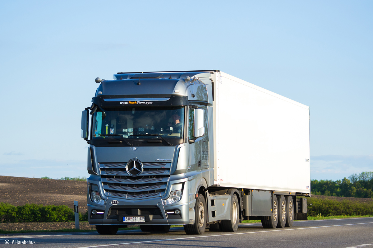 Сербия, № SU 071-CE — Mercedes-Benz Actros ('2011) 1845