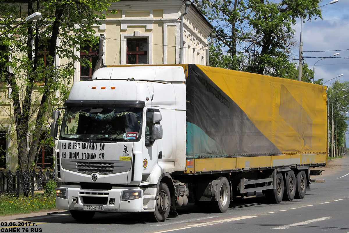 Санкт-Петербург, № В 479 МС 178 — Renault Premium ('2006) [X9P]