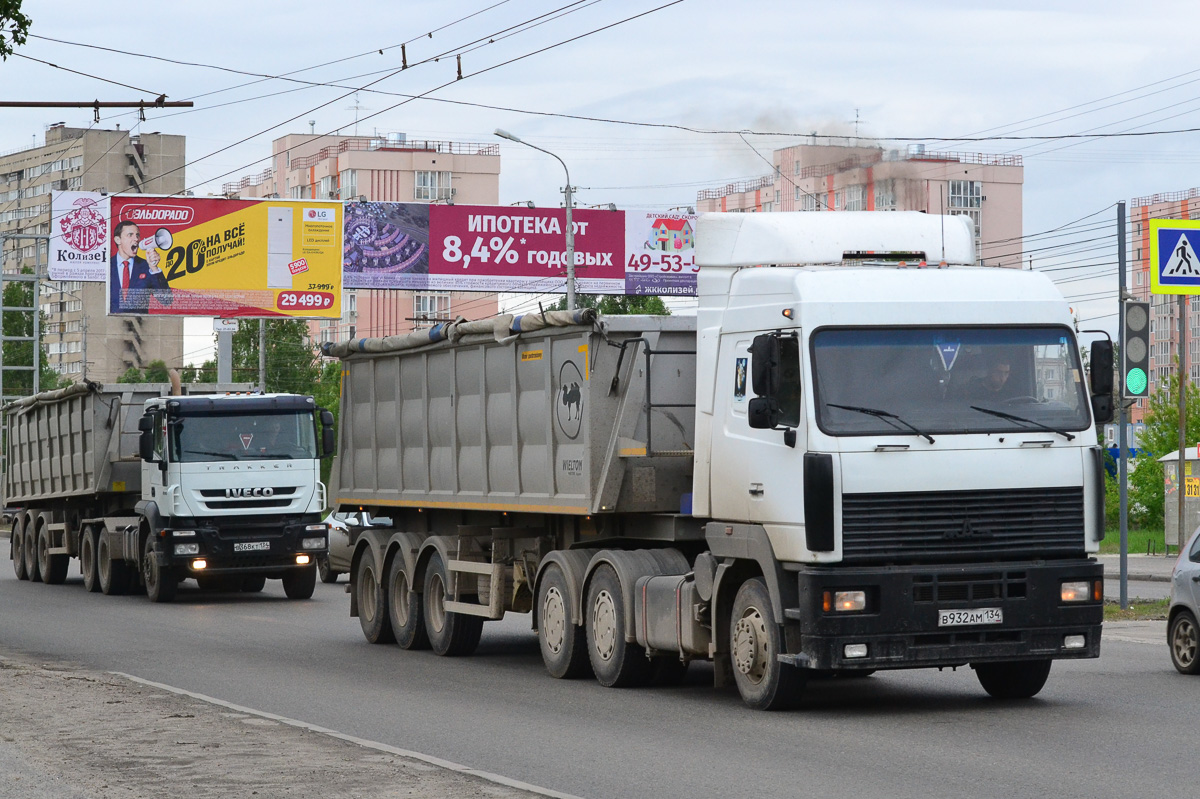 Волгоградская область, № В 932 АМ 134 — МАЗ-6430A8