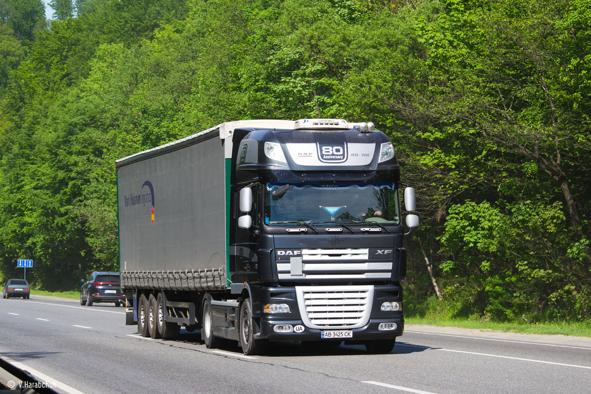 Винницкая область, № АВ 3425 СК — DAF XF105 FT; DAF FT XF105 "80th Anniversary Edition" (Львовская область)