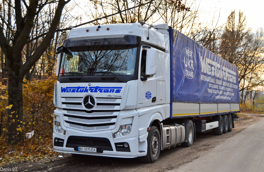 Львовская область, № ВС 0315 ЕХ — Mercedes-Benz Actros ('2011) 1848