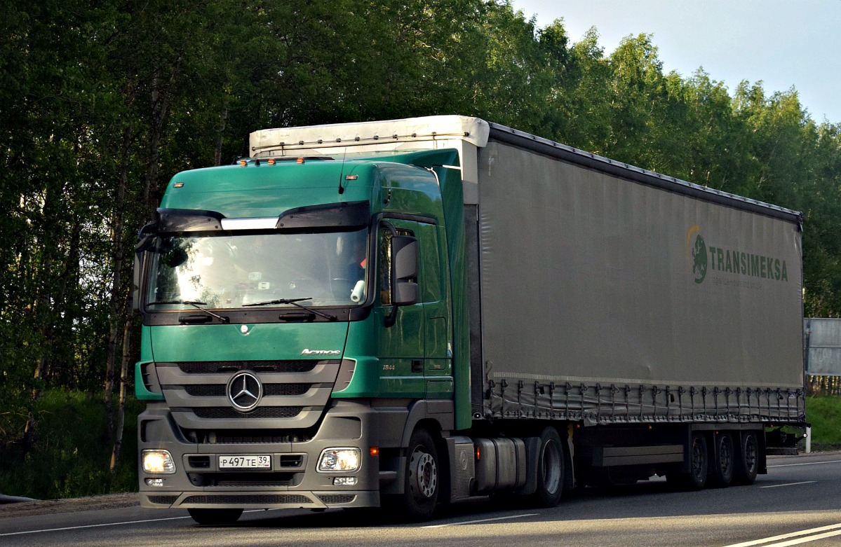 Калининградская область, № Р 497 ТЕ 39 — Mercedes-Benz Actros ('2009) 1844