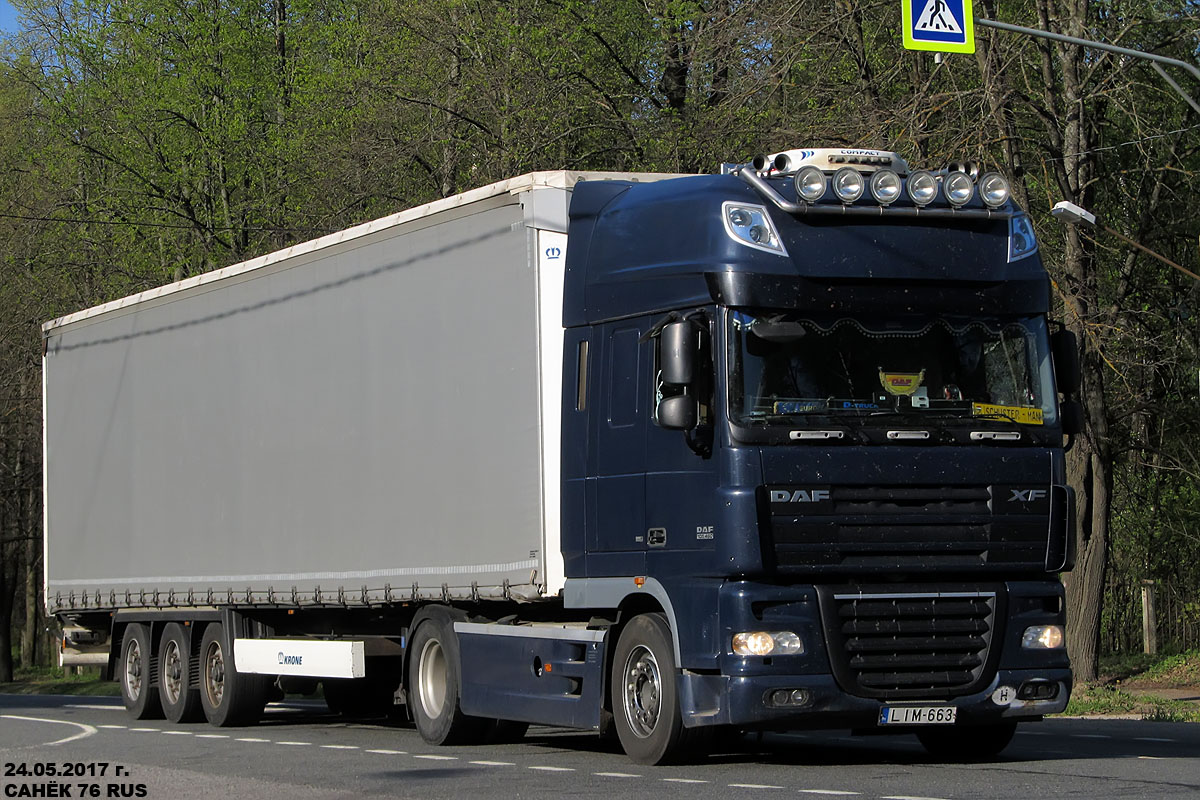 Венгрия, № LIM-663 — DAF XF105 FT