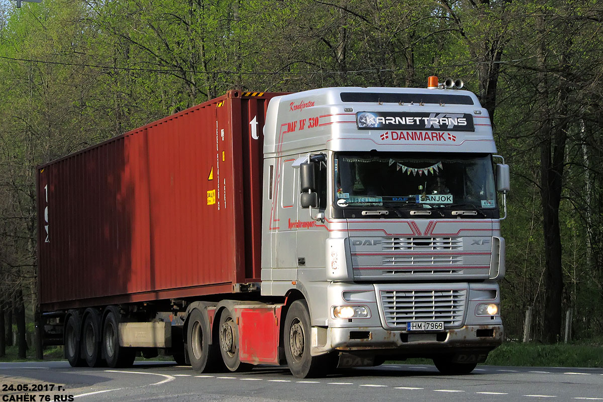 Латвия, № HM-7969 — DAF XF95 FTG