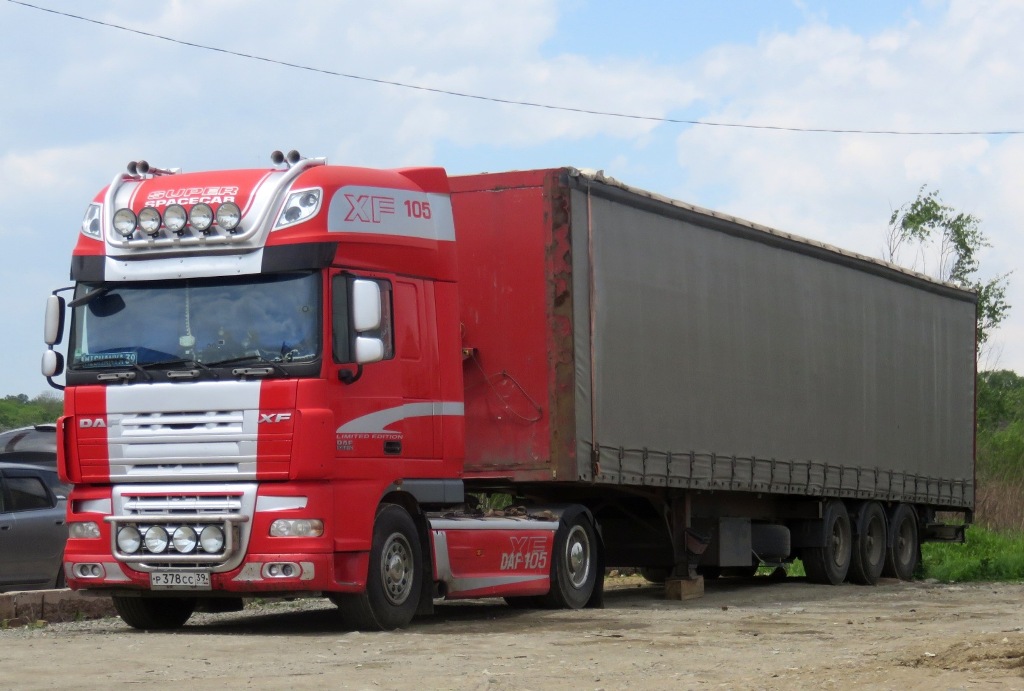 Калининградская область, № Р 378 СС 39 — DAF XF105 FT