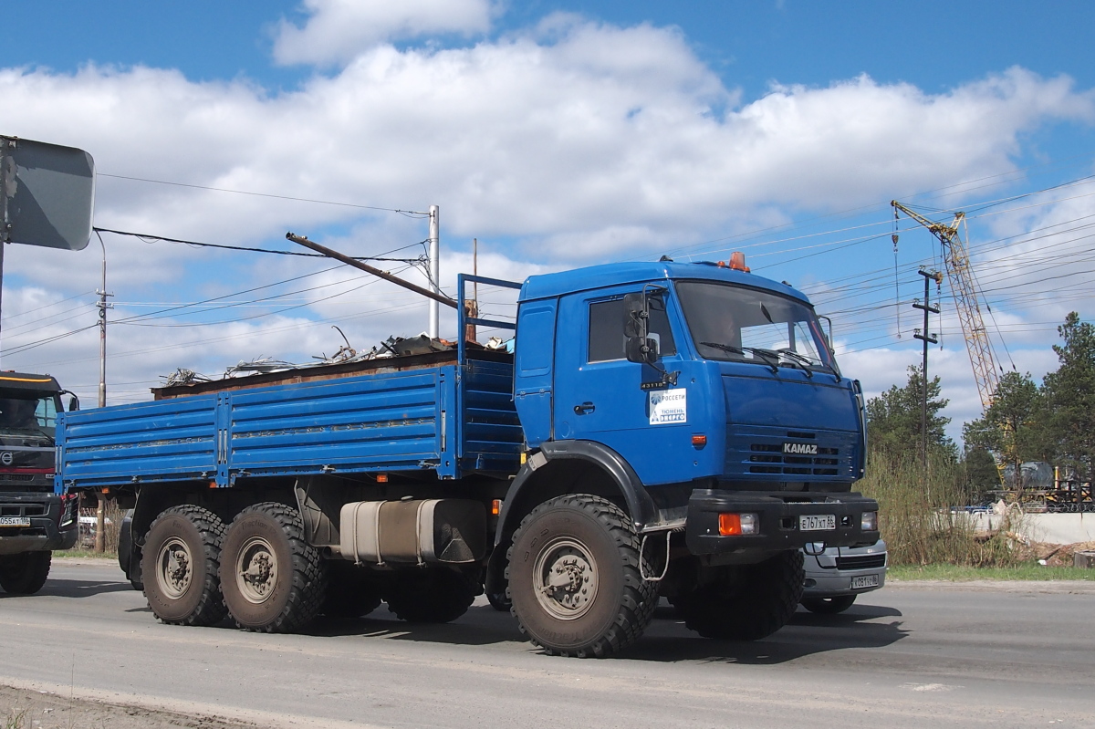 Ханты-Мансийский автоном.округ, № Е 767 ХТ 86 — КамАЗ-43118-10 [43118K]