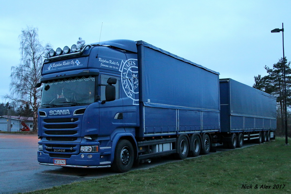 Финляндия, № BTZ-747 — Scania ('2013) R580