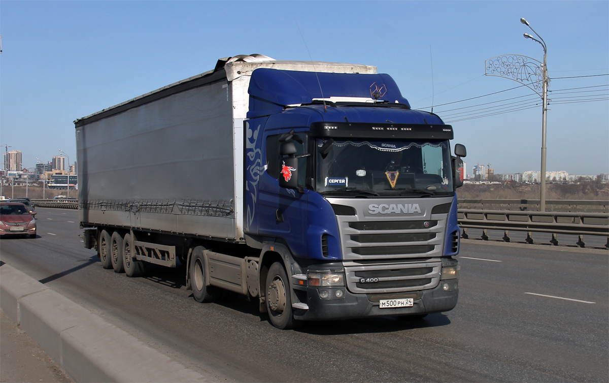 Красноярский край, № М 500 РН 24 — Scania ('2009) G400