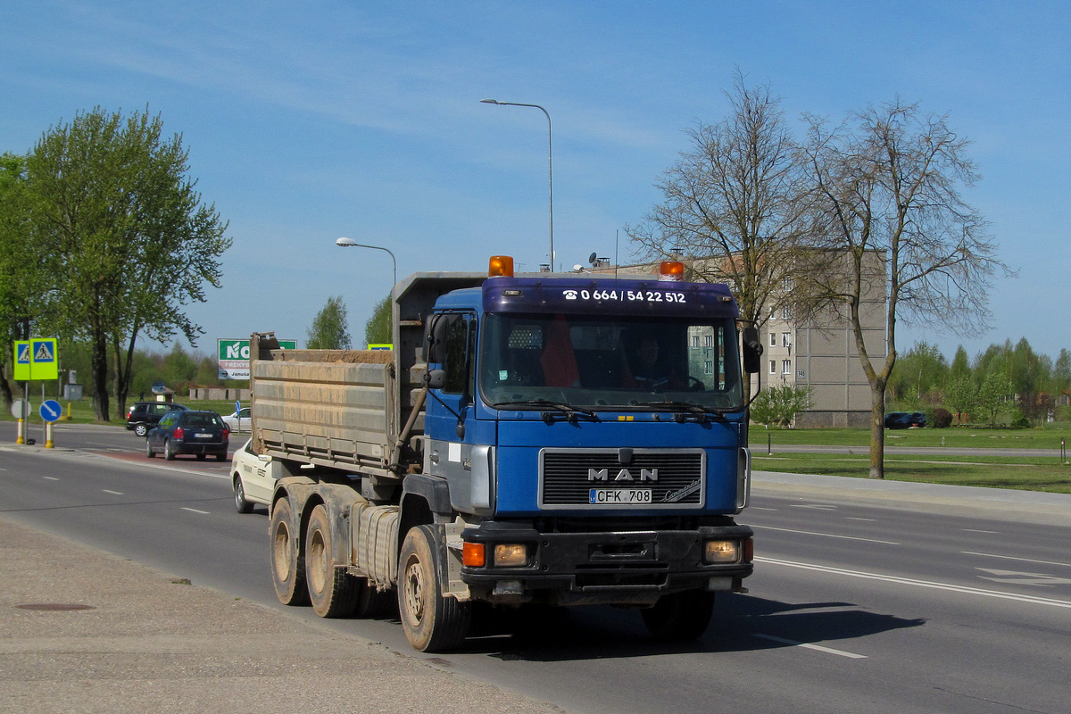 Литва, № CFK 708 — MAN F90 (общая модель)