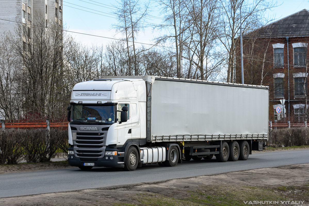 Латвия, № GB-410 — Scania ('2013) R410