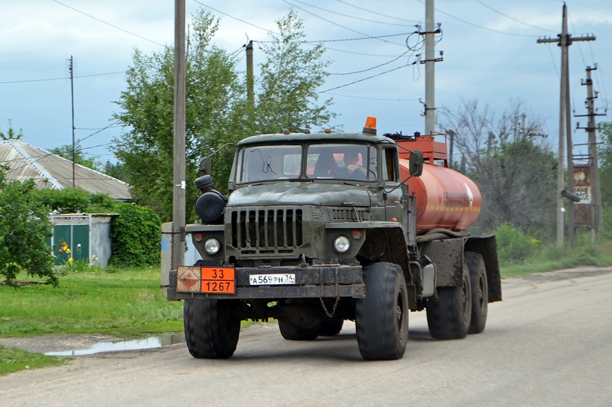 Волгоградская область, № А 569 РН 34 — Урал-4320-10