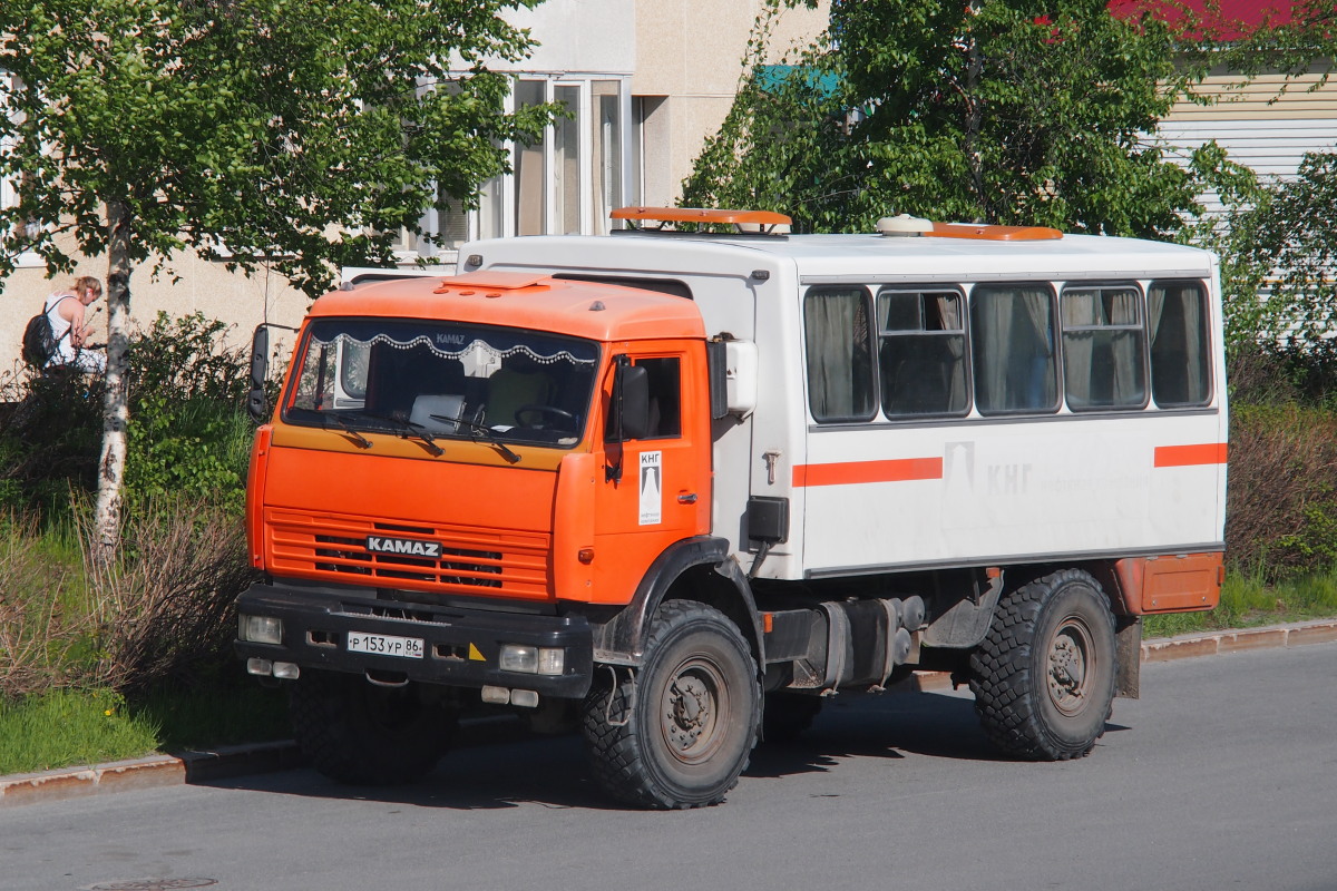 Ханты-Мансийский автоном.округ, № Р 153 УР 86 — КамАЗ-4326-15 [43260R]