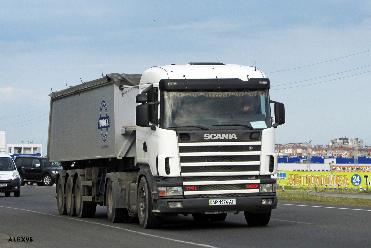 Запорожская область, № АР 1974 АР — Scania ('1996) R114L