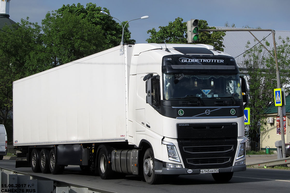 Смоленская область, № А 145 АК 67 — Volvo ('2012) FH.460 [X9P]