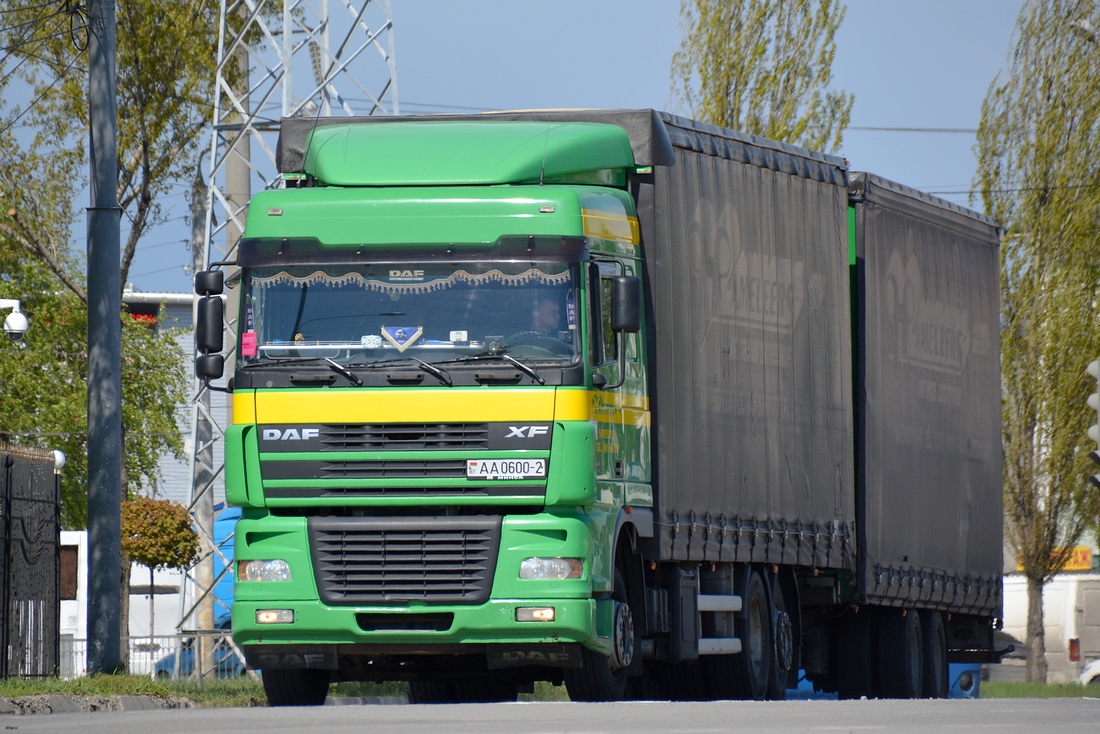 Витебская область, № АА 0600-2 — DAF XF95 FAR