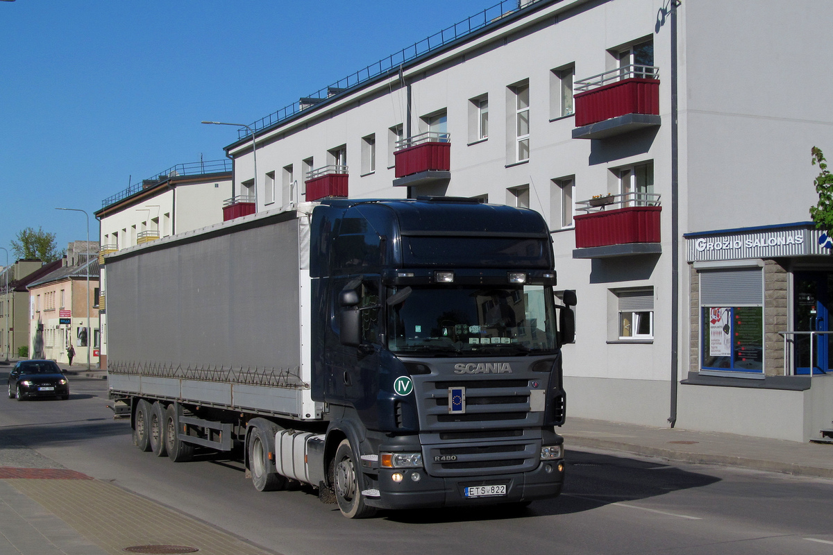 Литва, № ETS 822 — Scania ('2004) R480