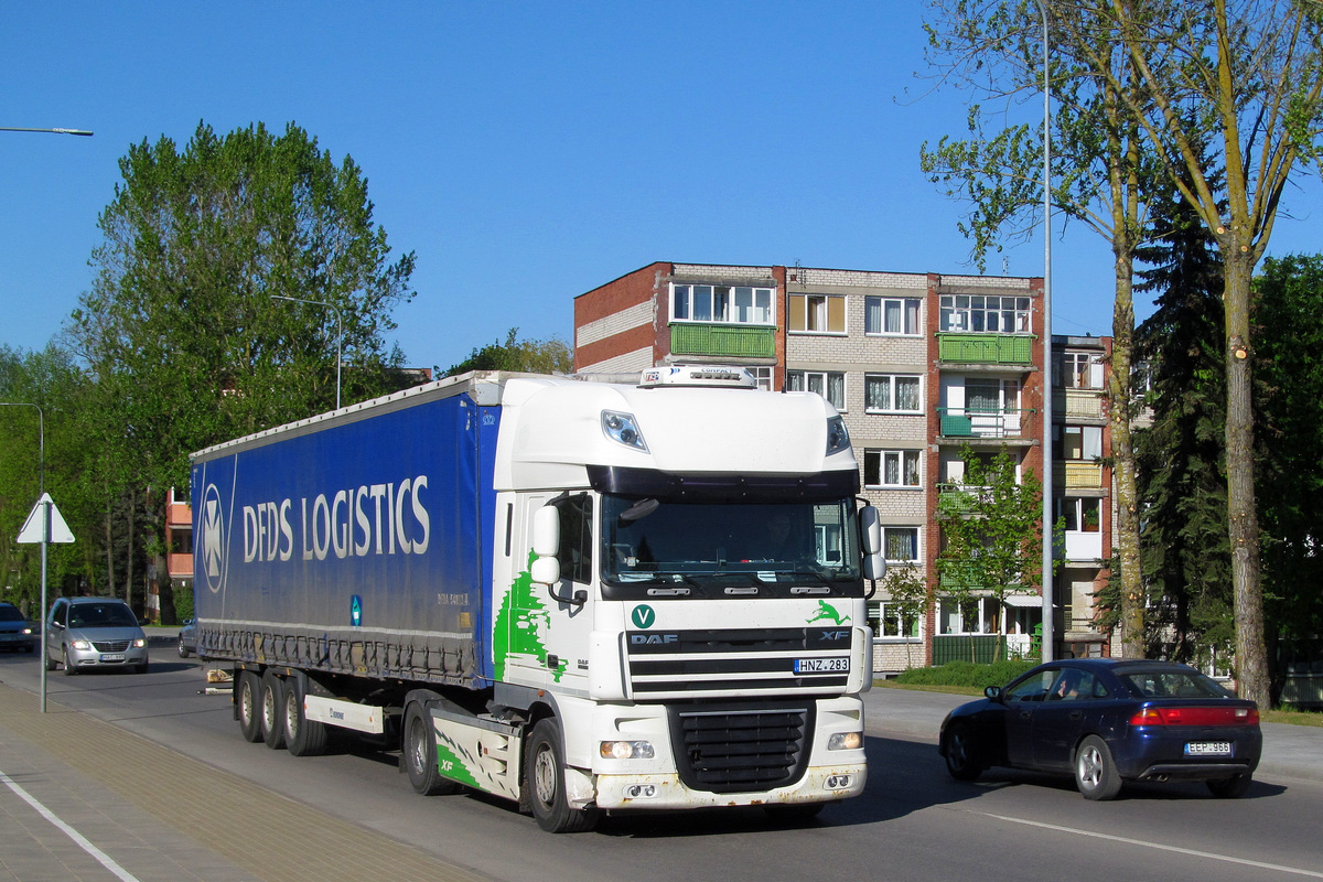 Литва, № HNZ 283 — DAF XF105 FT