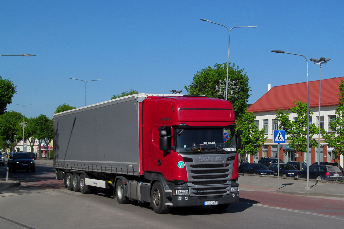 Литва, № JGC 415 — Scania ('2013) R450