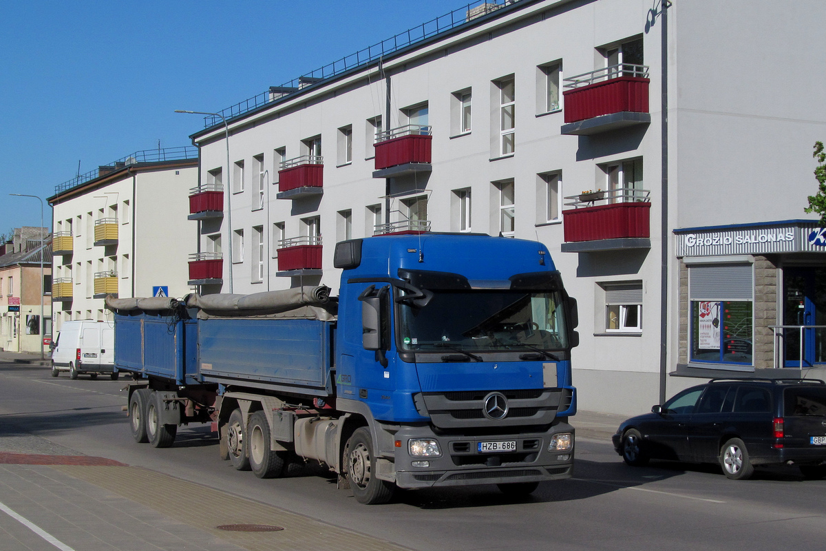 Литва, № HZB 686 — Mercedes-Benz Actros ('2009) 2544