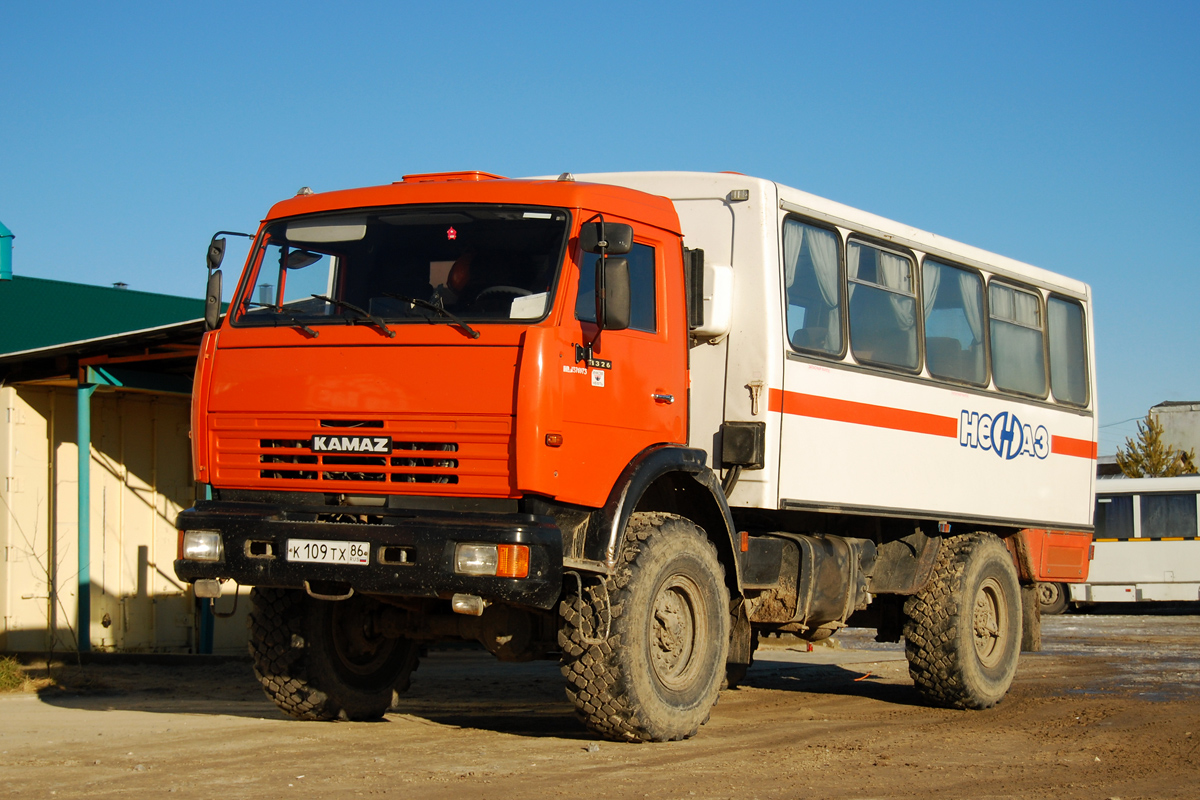 Ханты-Мансийский автоном.округ, № К 109 ТХ 86 — КамАЗ-4326-15 [43260R]