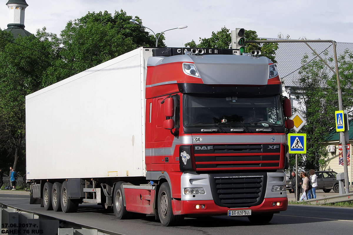 Грузия, № BA-828-BU — DAF XF105 FT