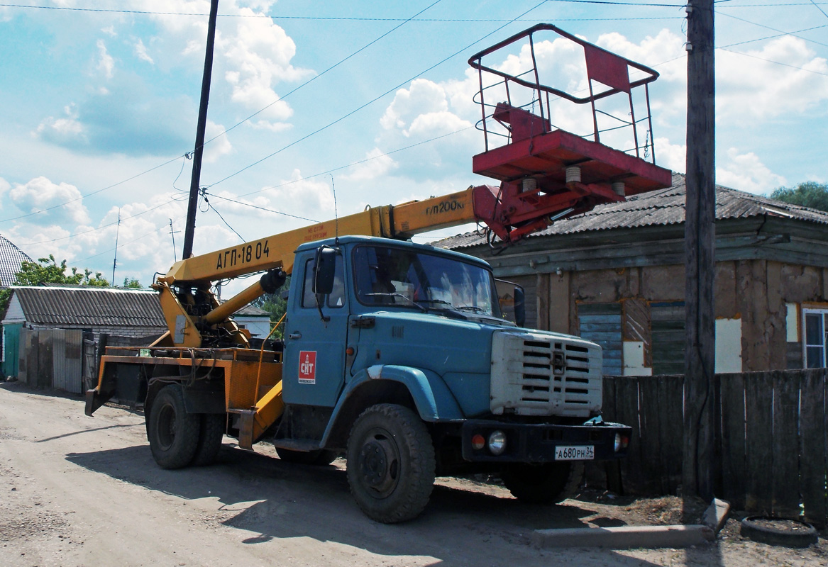 Волгоградская область, № А 680 РН 34 — ЗИЛ-433362