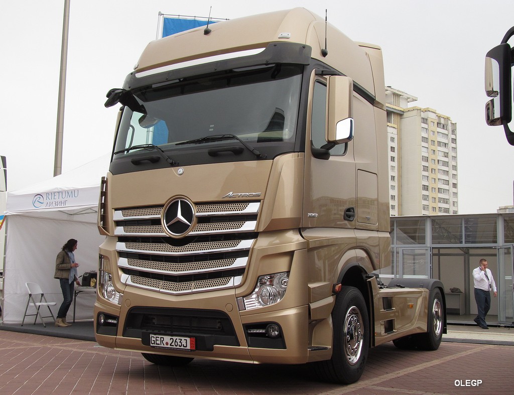 Германия, № GER 263J — Mercedes-Benz Actros ('2011) 1851; Минск — Выставка "БАМАП-2017"