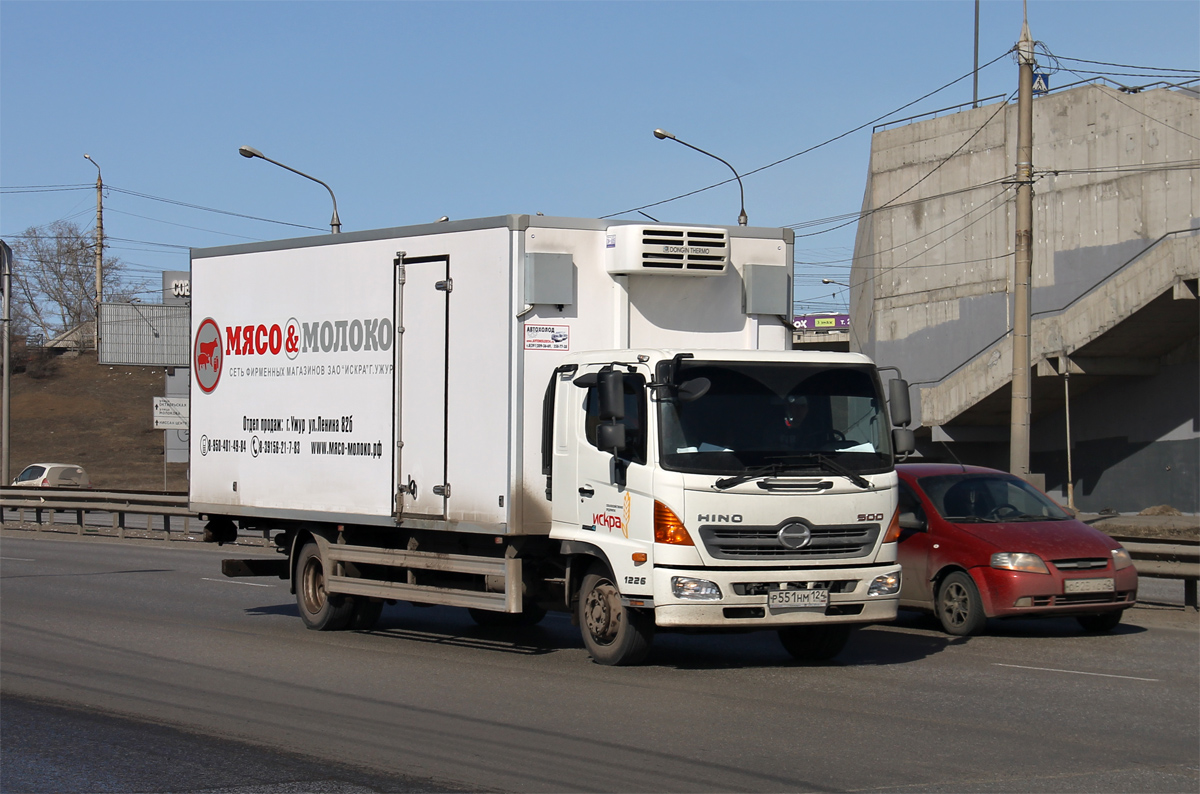 Красноярский край, № Р 551 НМ 124 — Hino 500