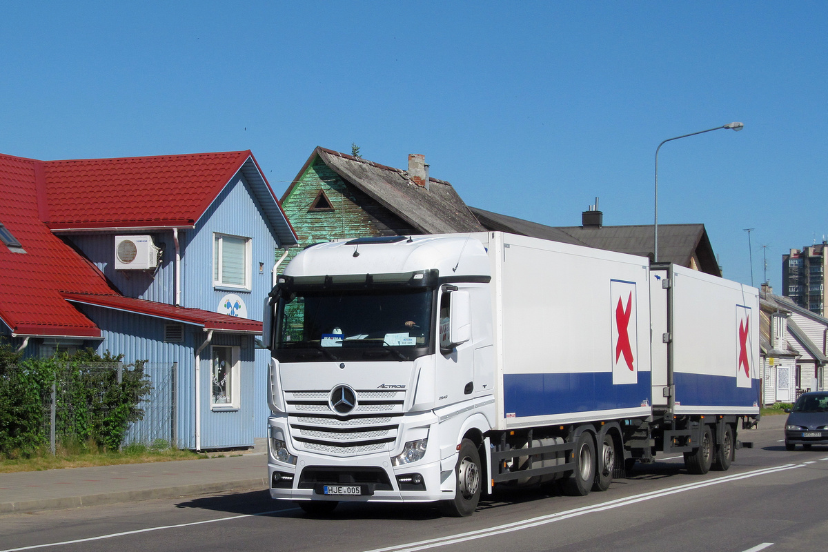 Литва, № HJE 005 — Mercedes-Benz Actros ('2011) 2542