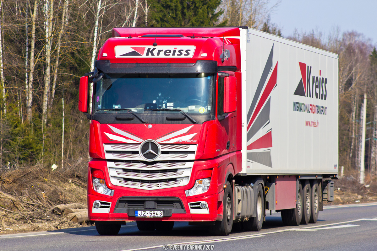 Латвия, № 943 — Mercedes-Benz Actros ('2011) 1845