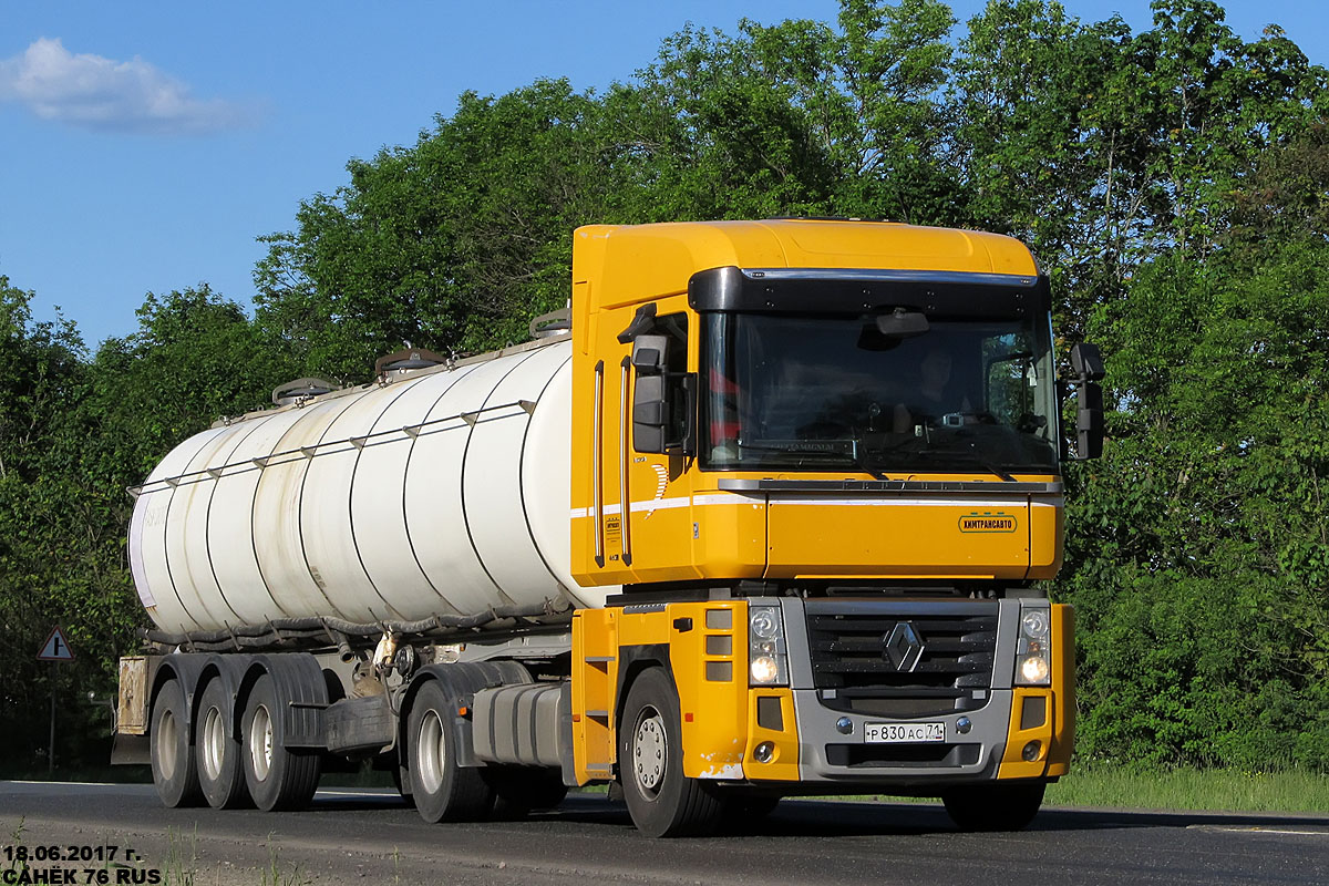 Тульская область, № Р 830 АС 71 — Renault Magnum ('2008)