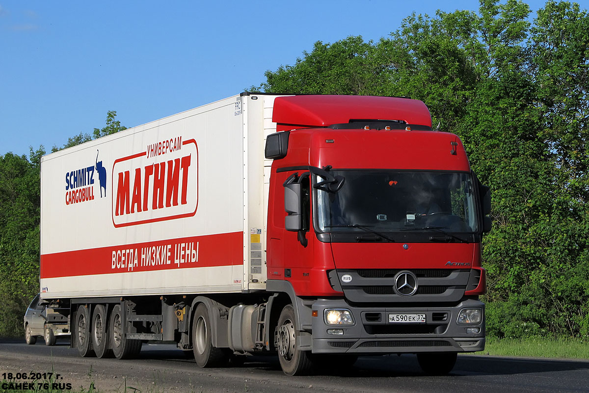 Тверская область, № А 590 ЕК 37 — Mercedes-Benz Actros ('2009) 1841