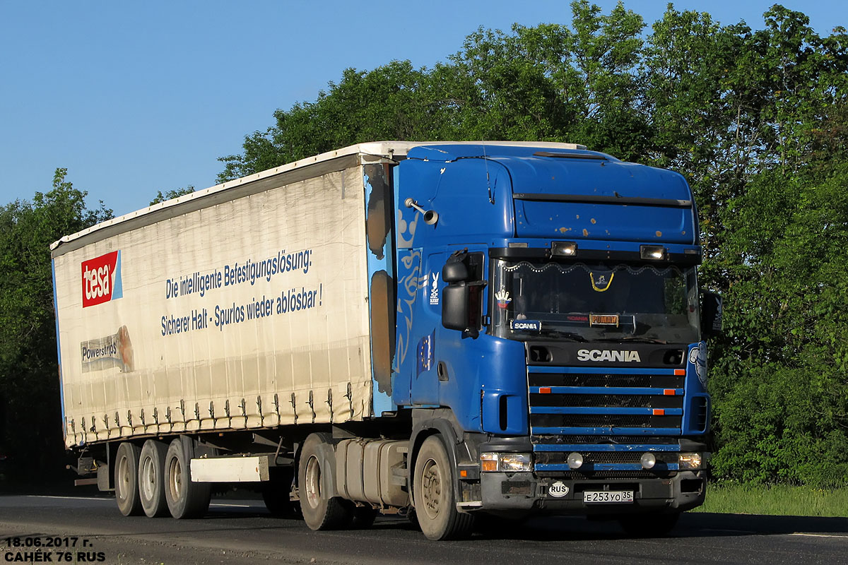 Вологодская область, № Е 253 УО 35 — Scania ('1996, общая модель)